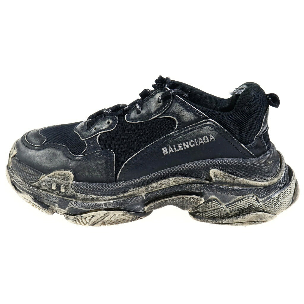 BALENCIAGA(バレンシアガ) Triple トリプル S ローカットスニーカー ブラック 536737