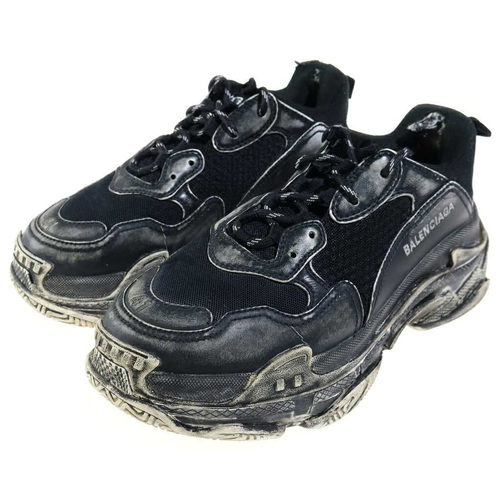 BALENCIAGA(バレンシアガ) Triple トリプル S ローカットスニーカー ブラック 536737