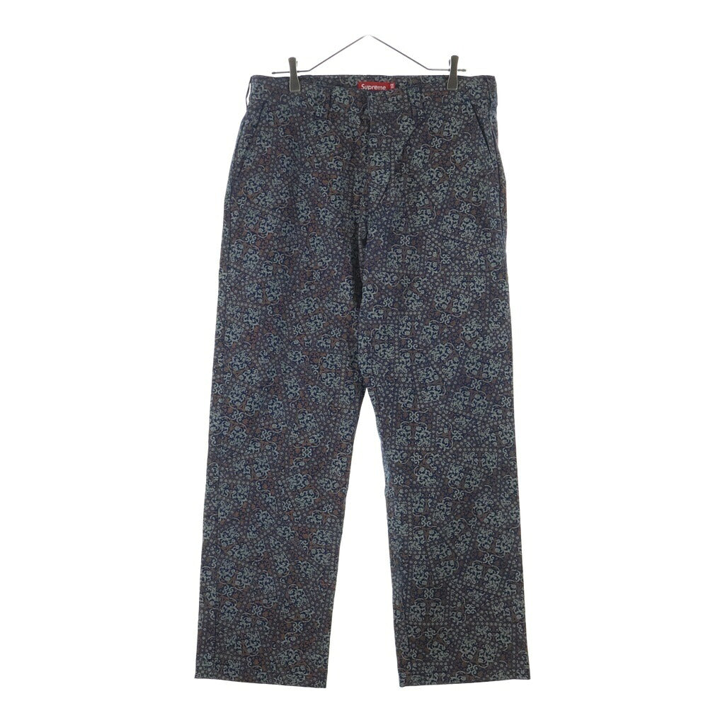 SUPREME(シュプリーム) 21AW Floral Cards Work Pant フローラル カード ワークパンツ マルチ