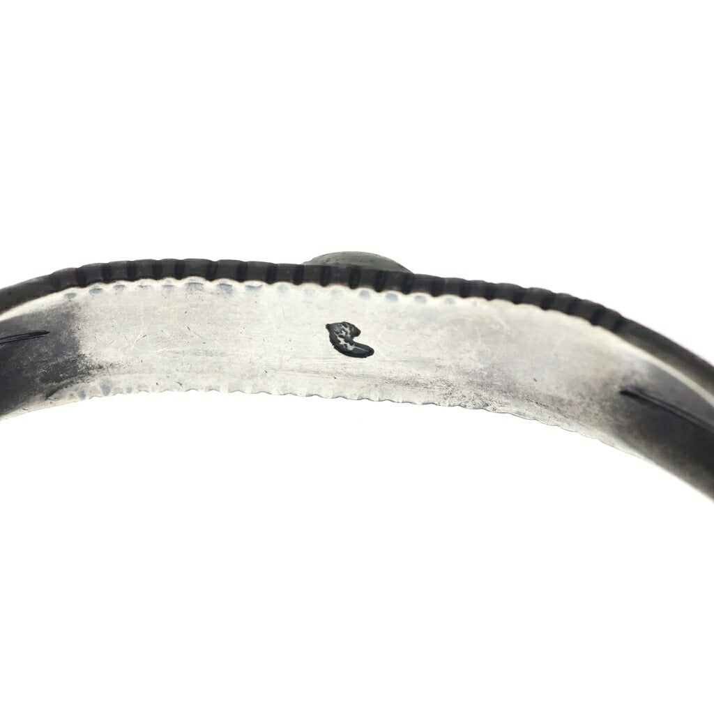 LARRY SMITH(ラリースミス) TRIANGLE REPOUSE BRACELET TURQUOISE トライアングル レポウズ ブレスレット ターコイズ バングル シルバー BR-0140