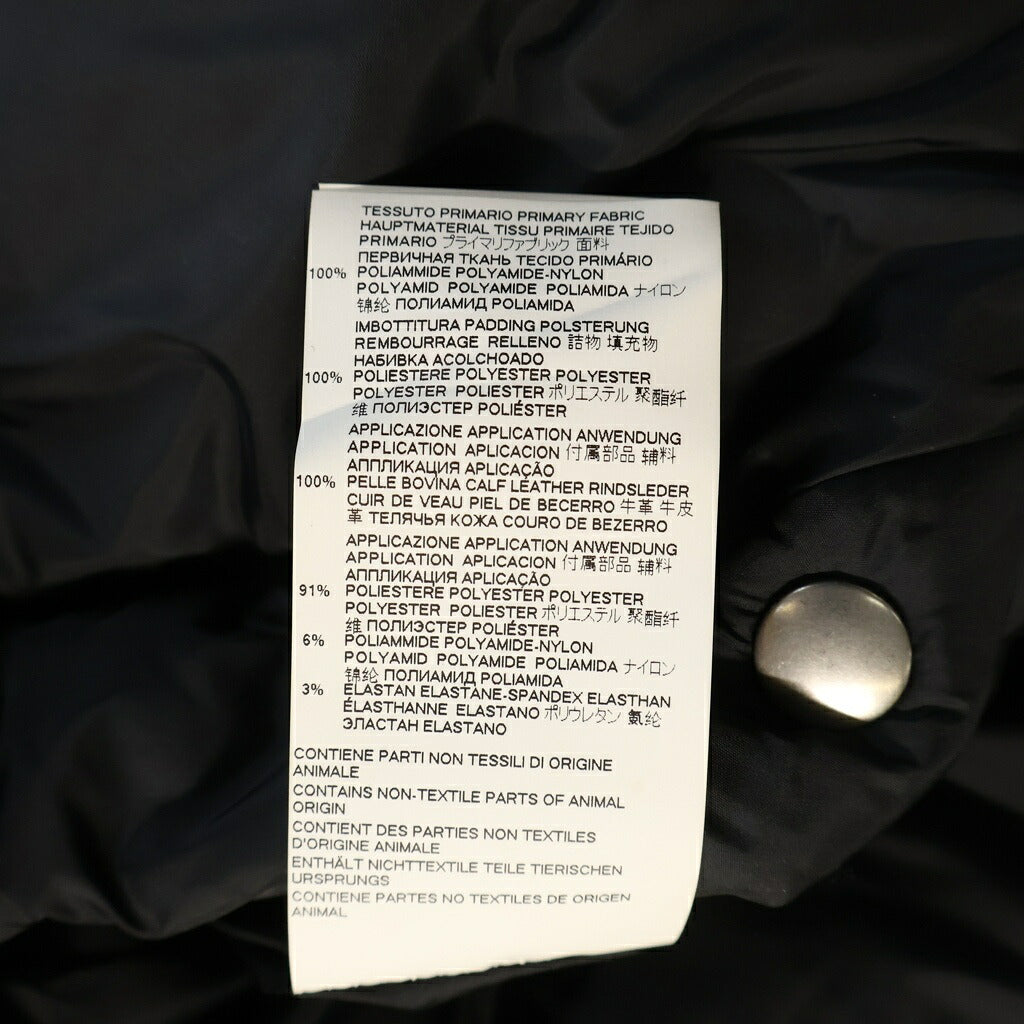 Maison Margiela(メゾンマルジェラ) 20AW Glam Slam Padded Bomber Jacket グラムスラム ボンバー 中綿 ジップアップ ジャケット ブラック S50AM0473