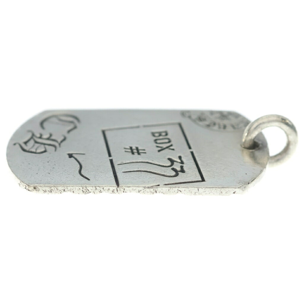 CHROME HEARTS(クロムハーツ) D TAG LRG LTD ラージドッグタグ 青山20周年限定ラージドッグタグネックレストップ シルバー