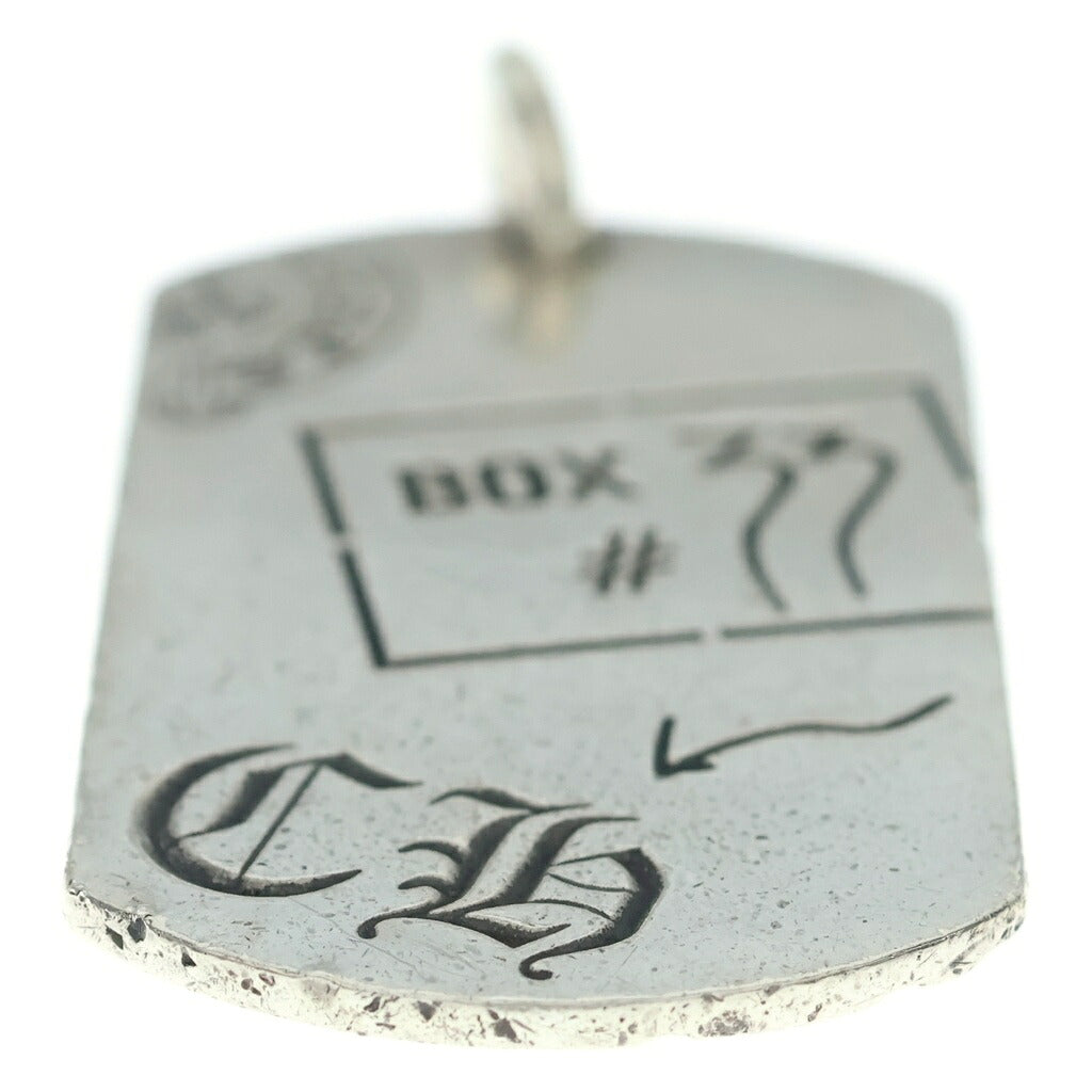 CHROME HEARTS(クロムハーツ) D TAG LRG LTD ラージドッグタグ 青山20周年限定ラージドッグタグネックレストップ シルバー