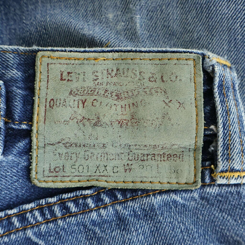 Levi's(リーバイス) 501XXc USA製 ボタン裏555 バレンシア工場 BIG E デニムパンツ インディゴ 715170017