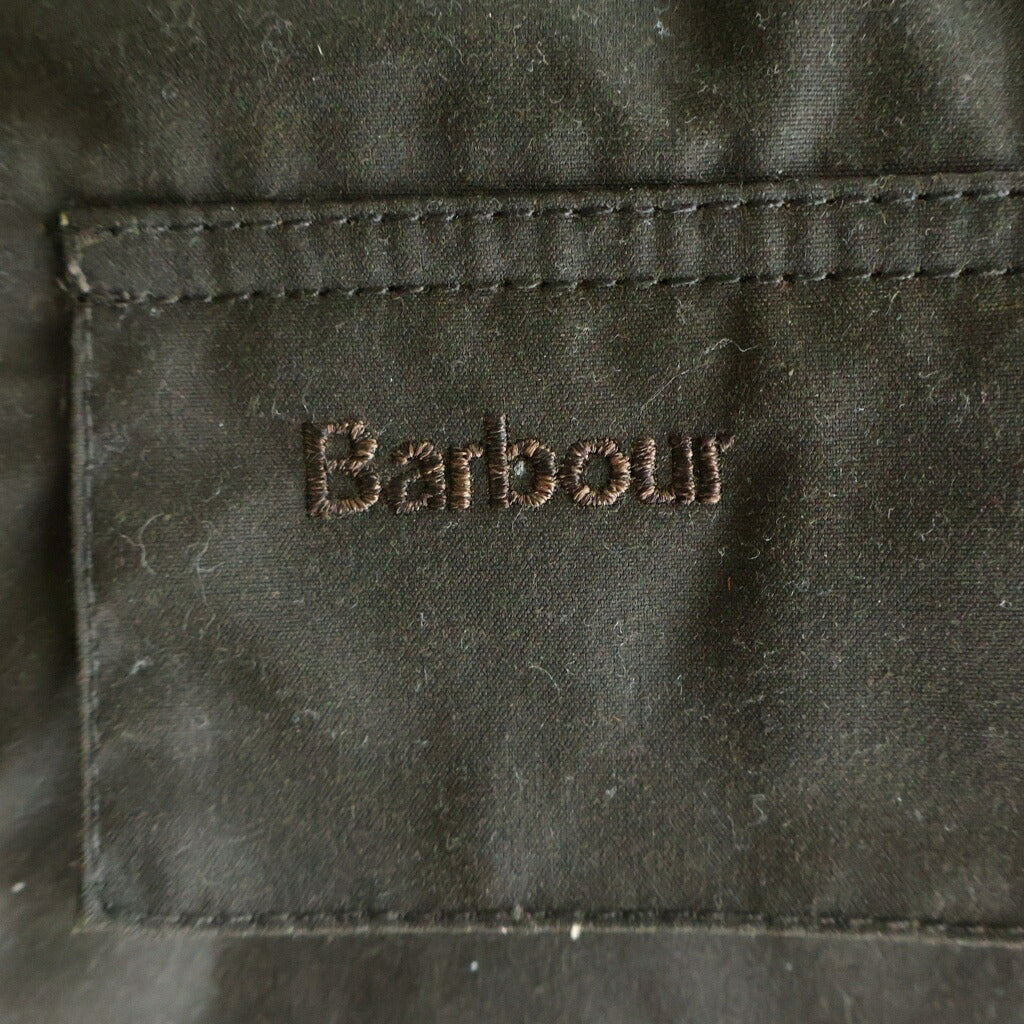 Barbour(バブアー) SPEY スペイ ワックス ショート 襟コーデュロイ 切り替え ジップアップ ジャケット オリーブ 242MWX1212