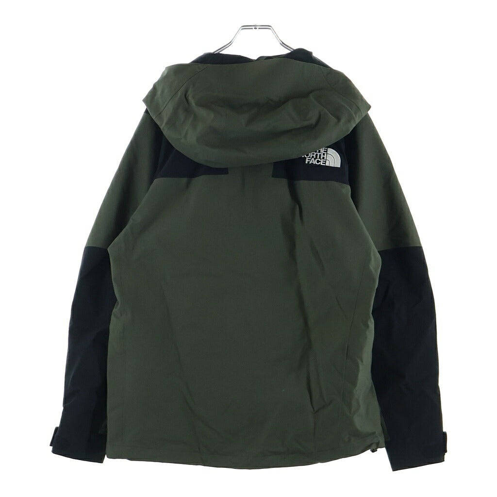 THE NORTH FACE(ザノースフェイス) GORE-TEX MOUNTAIN JACKET ゴアテックス ロゴエンブロイダリー ナイロン ジップアップ マウンテンジャケット カーキ NP61800