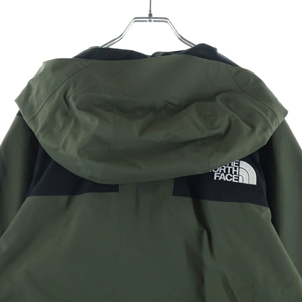 THE NORTH FACE(ザノースフェイス) GORE-TEX MOUNTAIN JACKET ゴアテックス ロゴエンブロイダリー ナイロン ジップアップ マウンテンジャケット カーキ NP61800