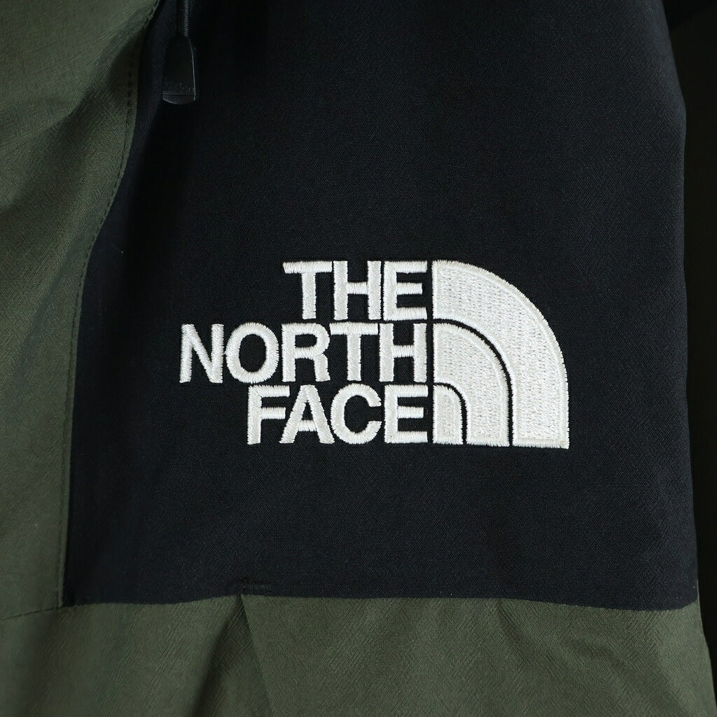 THE NORTH FACE(ザノースフェイス) GORE-TEX MOUNTAIN JACKET ゴアテックス ロゴエンブロイダリー ナイロン ジップアップ マウンテンジャケット カーキ NP61800
