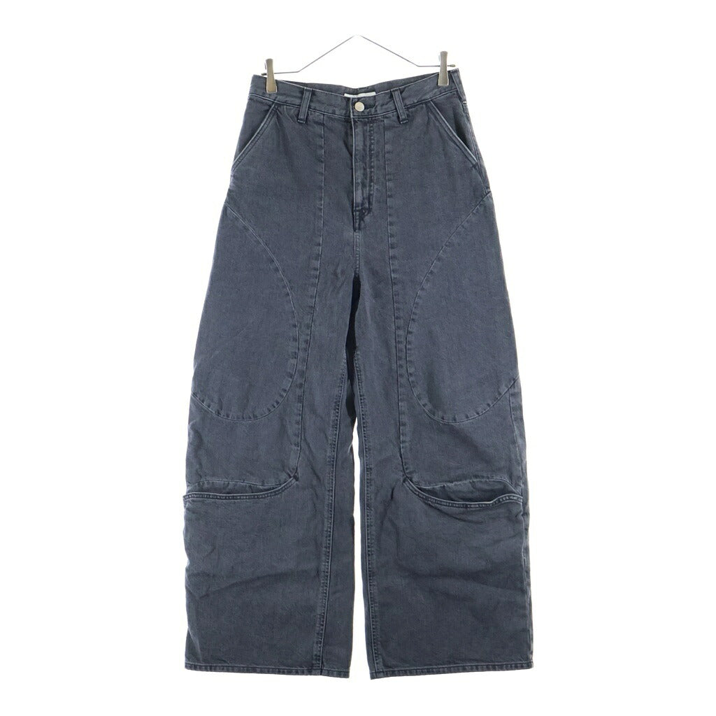 Jieda(ジエダ) 24AW CURVE OVER DENIM カーブオーバーデニム パンツ ブラック Jie-24W-PT03