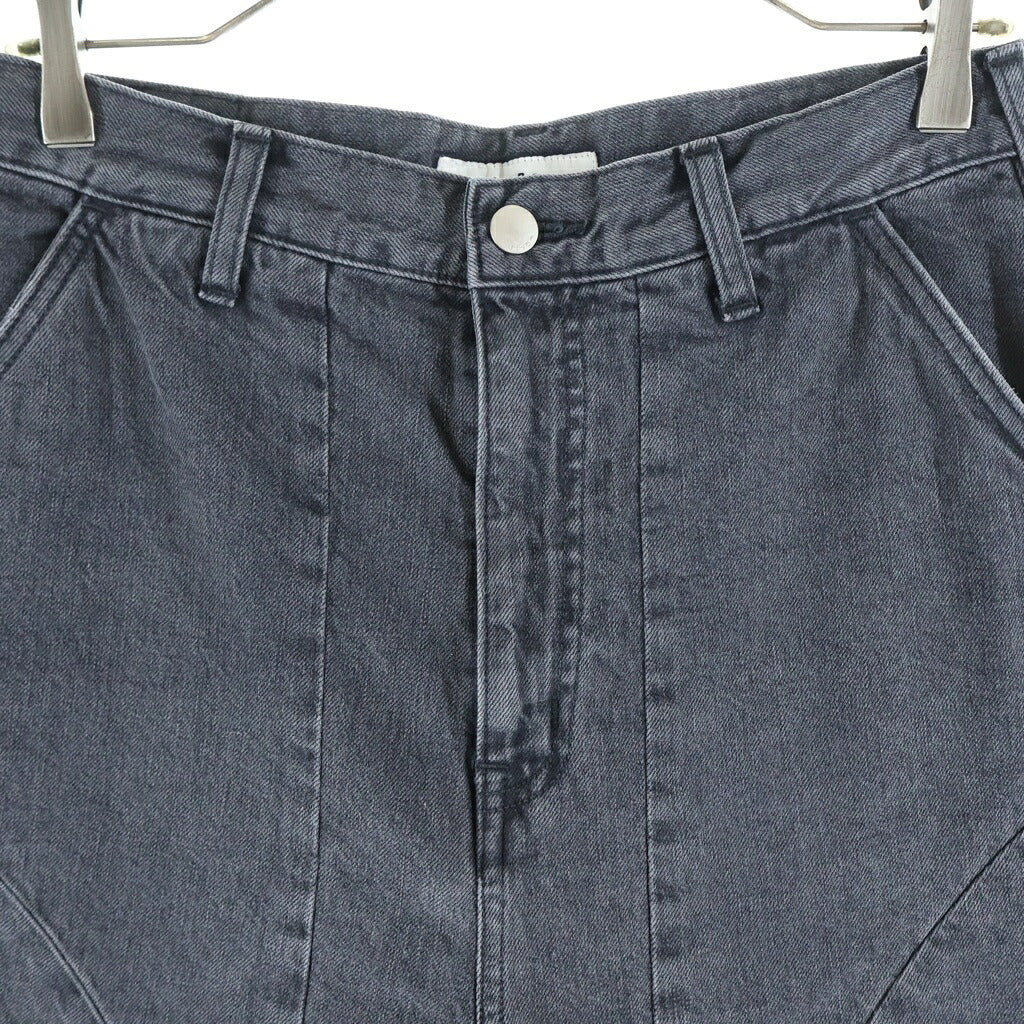 Jieda(ジエダ) 24AW CURVE OVER DENIM カーブオーバーデニム パンツ ブラック Jie-24W-PT03