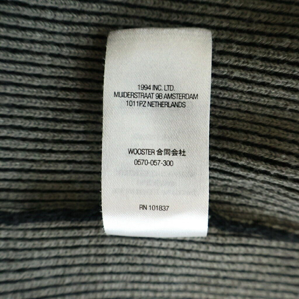 SUPREME(シュプリーム) 22AW 2-Tone Ribbed Zip Up Sweater 2トーンリブジップアップセーター グレー