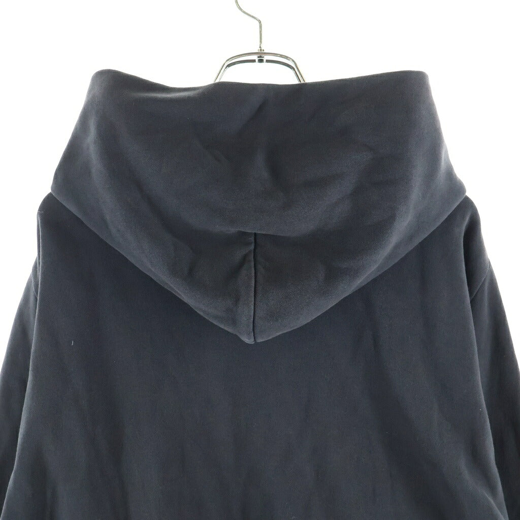 YEEZY GAP(イージーギャップ) Doubleface Wide Silhouette Zip Up Sweat Hoodie フーデット ジップアップ スウェットシャツ パーカー ブラック 537322-01-1