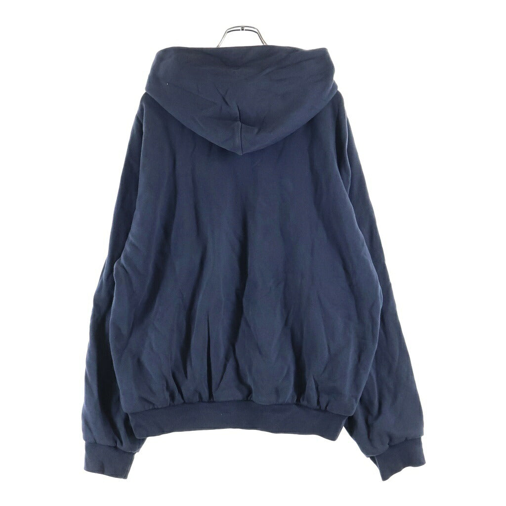 YEEZY GAP(イージーギャップ) Doubleface Wide Silhouette Zip Up Sweat Hoodie フーデット ジップアップ スウェットシャツ パーカー ネイビー 537322-01-1
