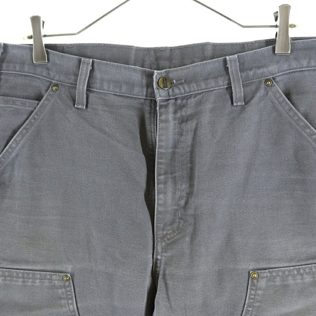 CARHARTT(カーハート) 15年製 ダブルニー ロゴ パッチ ダック ペインター パンツ グレー