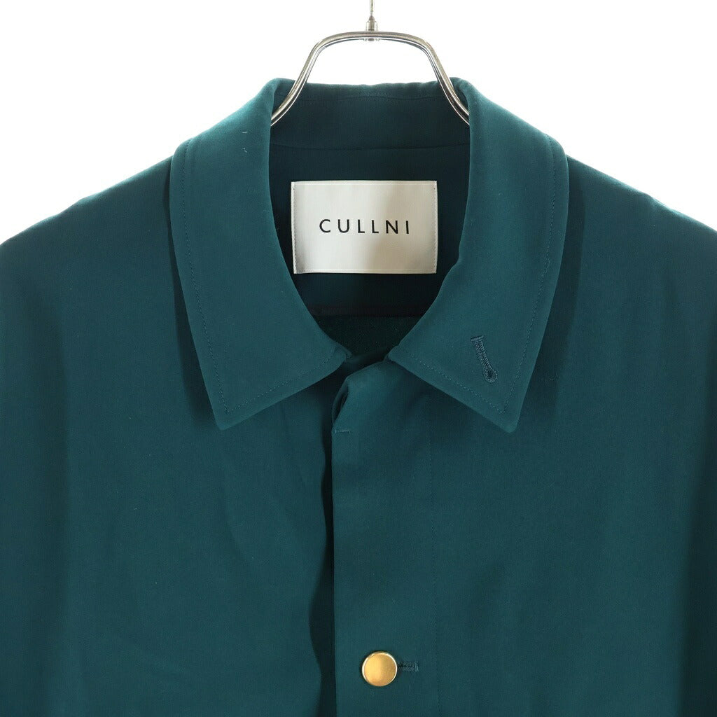 CULLNI(クルニ) 23AW Double Satin Coach Jacket ダブルサテン コーチジャケット グリーン 23-AW-031