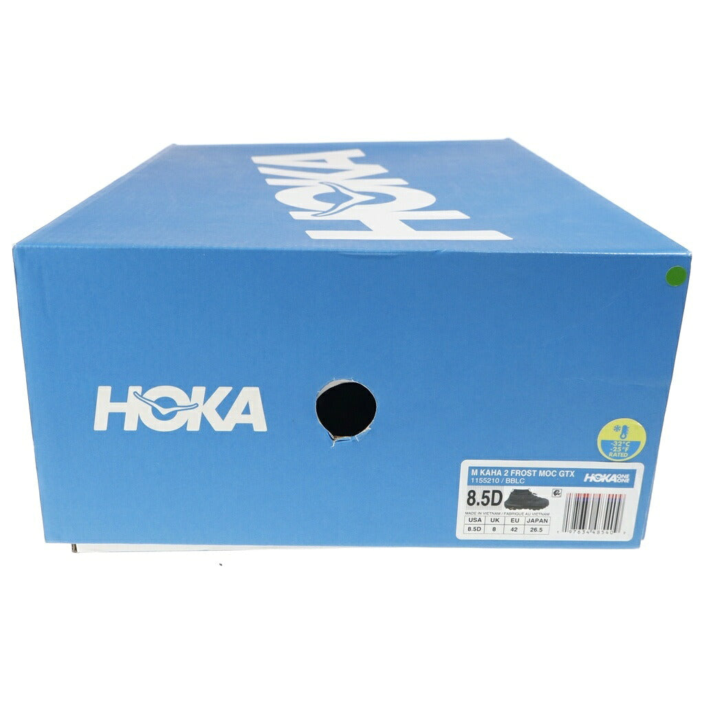 HOKA ONE ONE(ホカオネオネ) Kaha Frost Moc カハ 2 フロスト モック GTX GORE-TEX ミッドカット スニーカー ブラック US8.5D/26.5cm 1155210