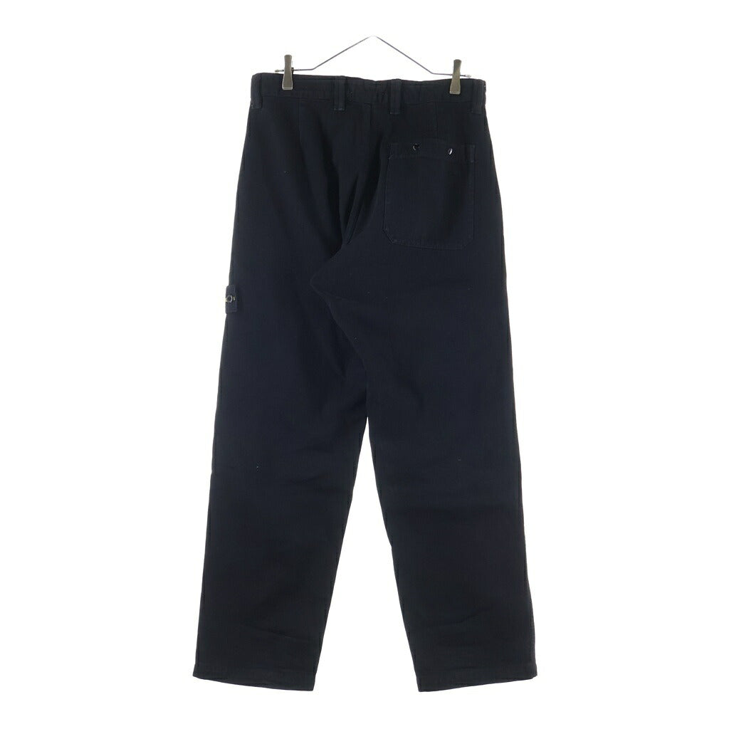 STONE ISLAND(ストーンアイランド) ロゴワッペン ニュートラル ストレート チノパンツ ブラック L2S153100014S0184