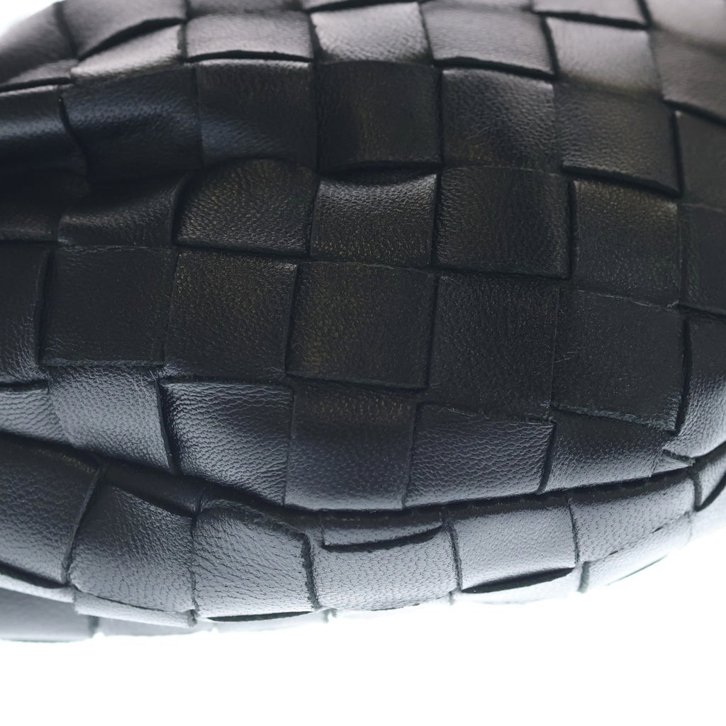 BOTTEGA VENETA(ボッテガヴェネタ) イントレチャート ミニジョディ レザー ハンドバッグ ブラック レディース