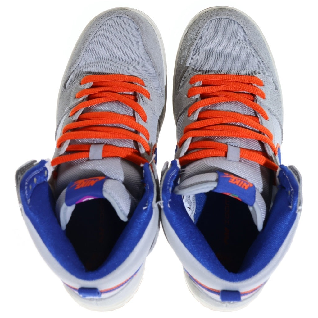 NIKE SB(ナイキエスビー) DUNK HIGH Rush BLUE AND Team Orange New York Mets ダンク ラッシュブルー チームオレンジ ニューヨークメッツ ハイカットスニーカー US8/26cm DH7155-001