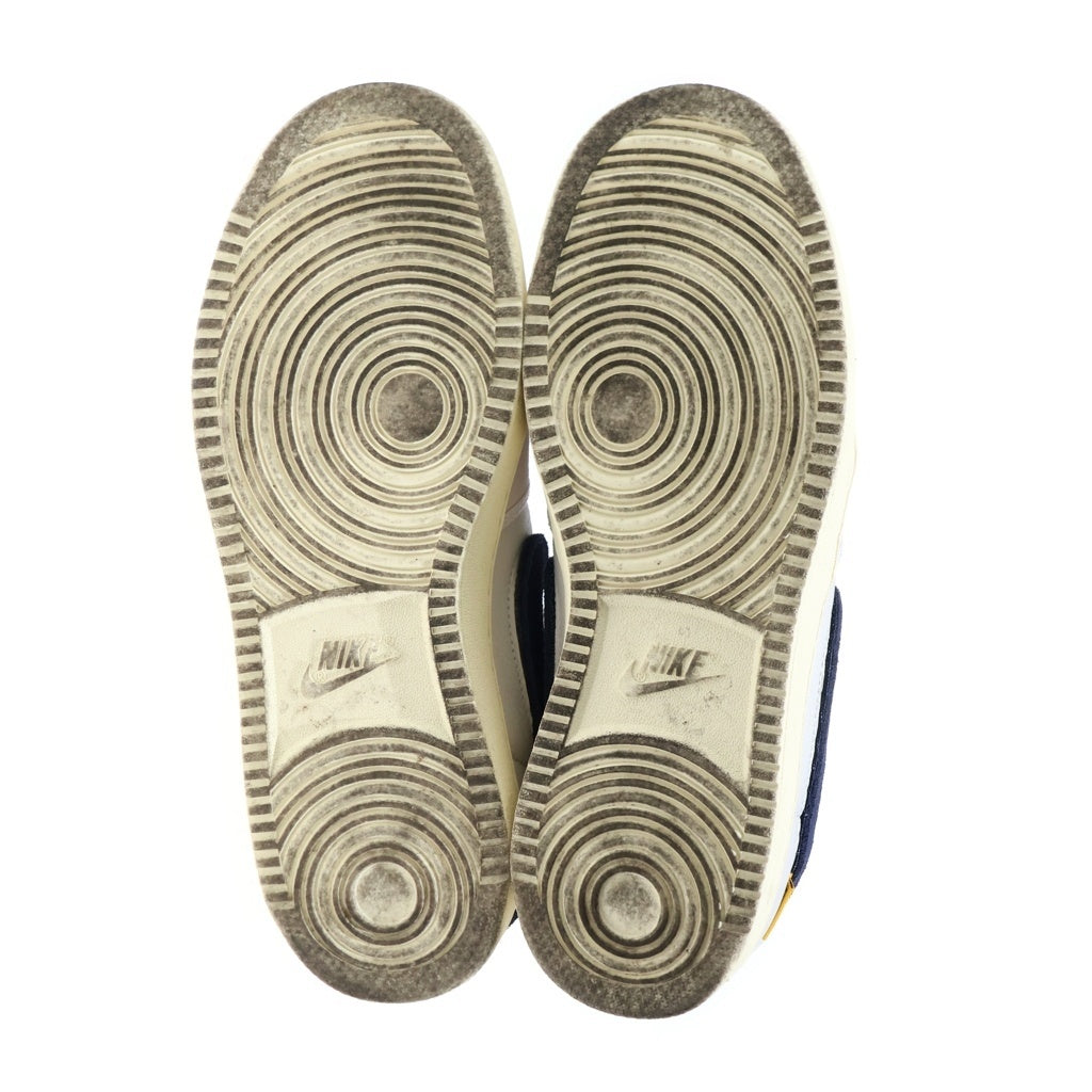 NIKE(ナイキ) ×UNION AIR JORDAN 1 LOW KO SAIL LEATHER ユニオン エアジョーダン1 ローカットスニーカー セイルレザー アイボリー/ネイビー US8/26cm DZ4864-100