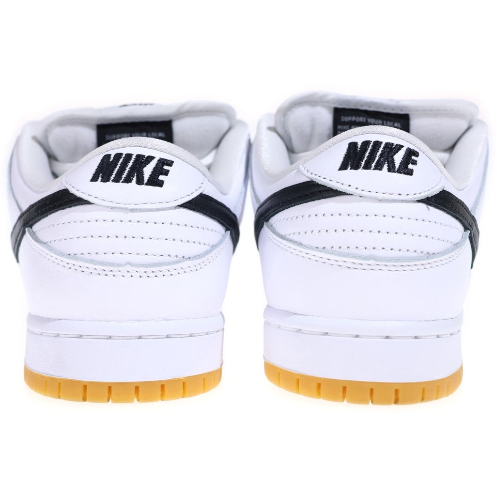 NIKE SB(ナイキエスビー) DUNK LOW ORANGE LABEL WHITE BLACK ダンク オレンジ ラベル ローカットスニーカー ホワイト/ブラック US8.5/26.5cm CD2563-101