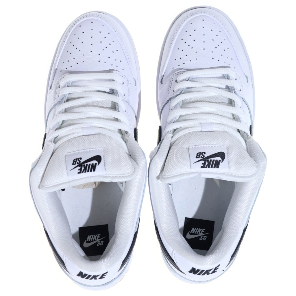 NIKE SB(ナイキエスビー) DUNK LOW ORANGE LABEL WHITE BLACK ダンク オレンジ ラベル ローカットスニーカー ホワイト/ブラック US8.5/26.5cm CD2563-101
