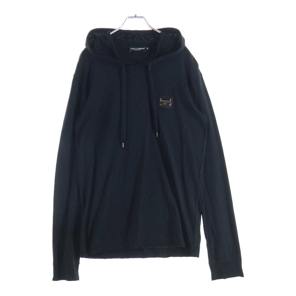 DOLCE & GABBANA(ドルチェアンドガッバーナ) パーカー G7GC9 コットン ブラック 48 G8U19G