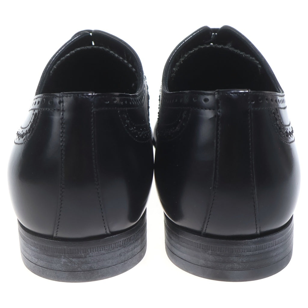 DOLCE & GABBANA(ドルチェアンドガッバーナ) メダリオン レザー レースアップ ドレスシューズ ブラック CA5357 箱