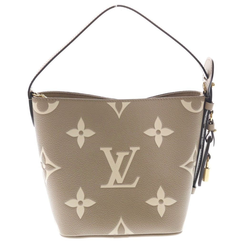 LOUIS VUITTON(ルイヴィトン) バイカラー モノグラム アンプラント オールインBB レザー 2WAY ハンドバッグ ショルダーバッグ ICタイプ M13045 トープグレー/クレームホワイト レディース
