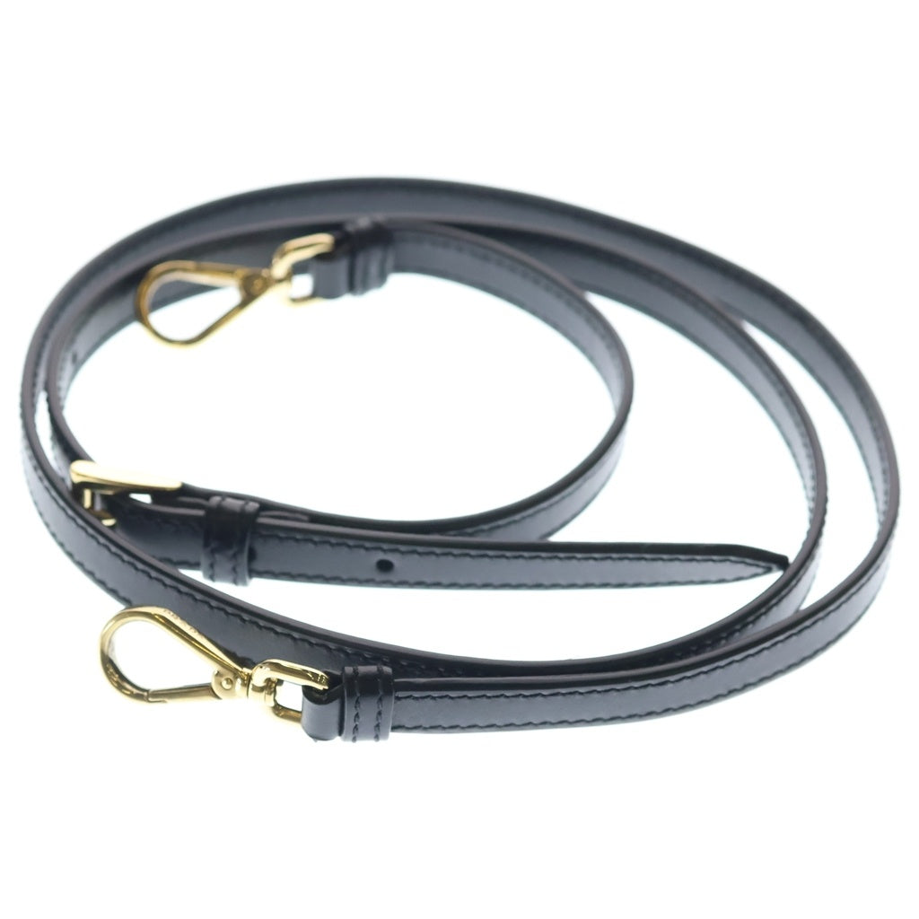 PRADA(プラダ) サフィアーノ 2WAYミニバッグ ハンドバッグ ショルダーバッグ ブラック サフィアーノレザー 1BA380 ゴールド金具 レディース