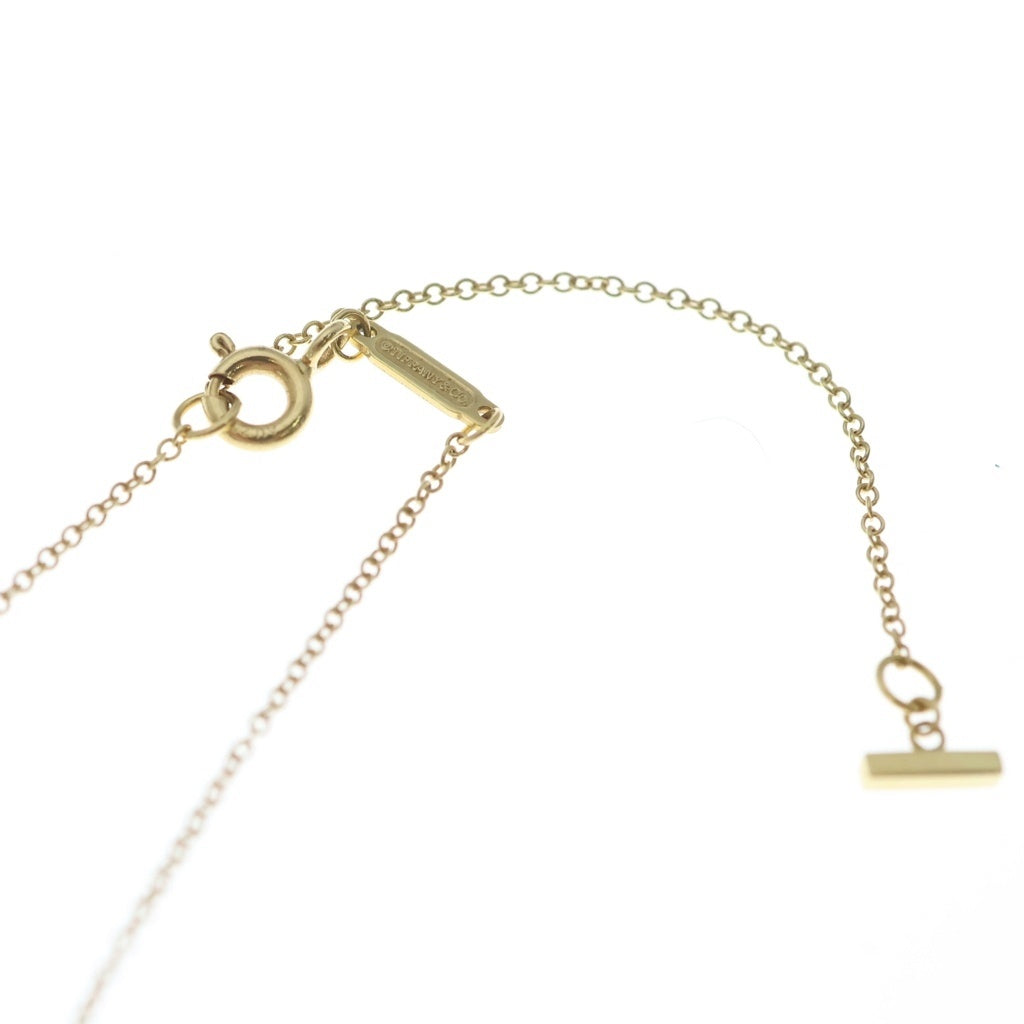 TIFFANY & Co.(ティファニー) Tスマイル スモール ネックレス ペンダント チェーン イエローゴールド Au750YG レディース