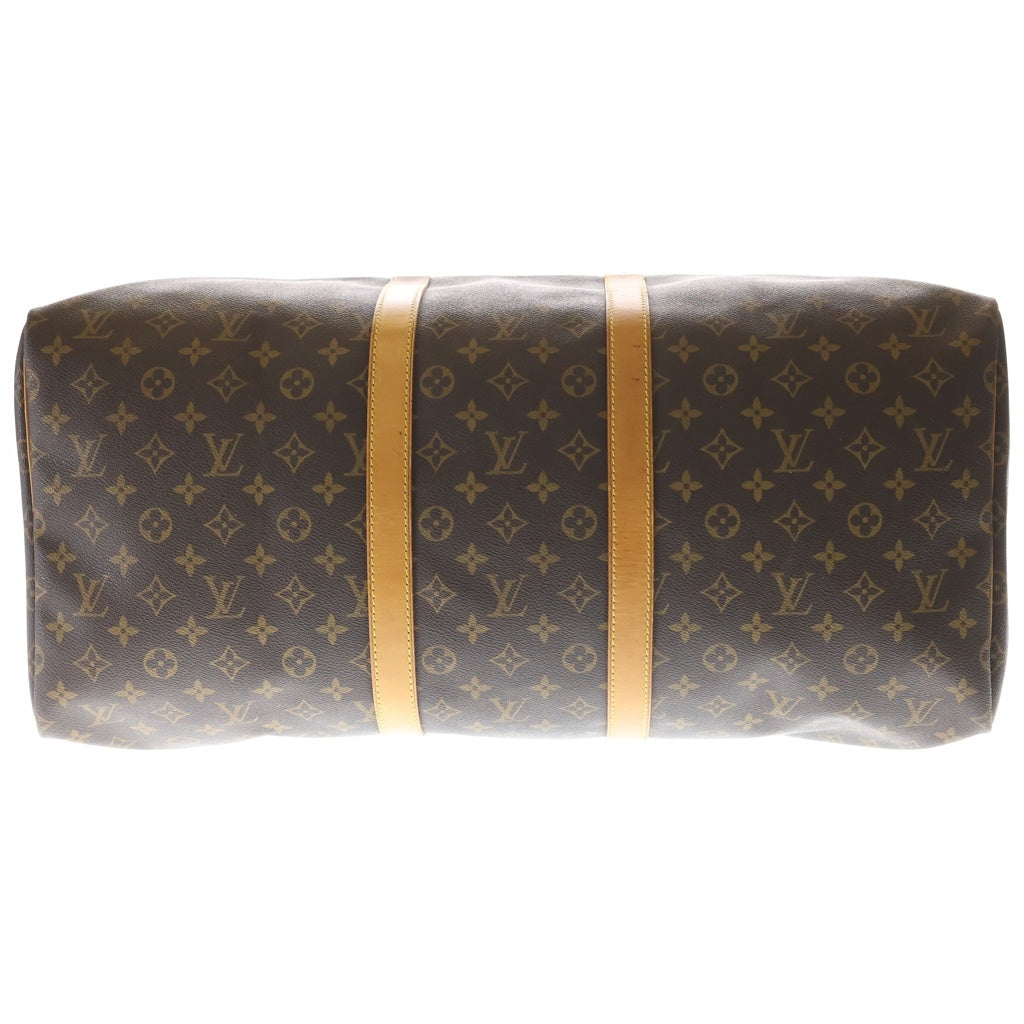LOUIS VUITTON(ルイヴィトン) モノグラム キーポル55 バンドリエール ボストンバック PVC/レザー ブラウン M41414 レディース