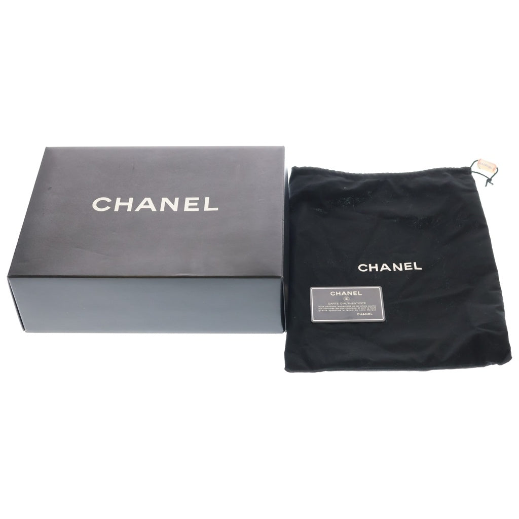 CHANEL(シャネル) ニュートラベルライン チェーンショルダー チョコバー ココマーク ゴールド金具 ナイロン ベージュ レディース