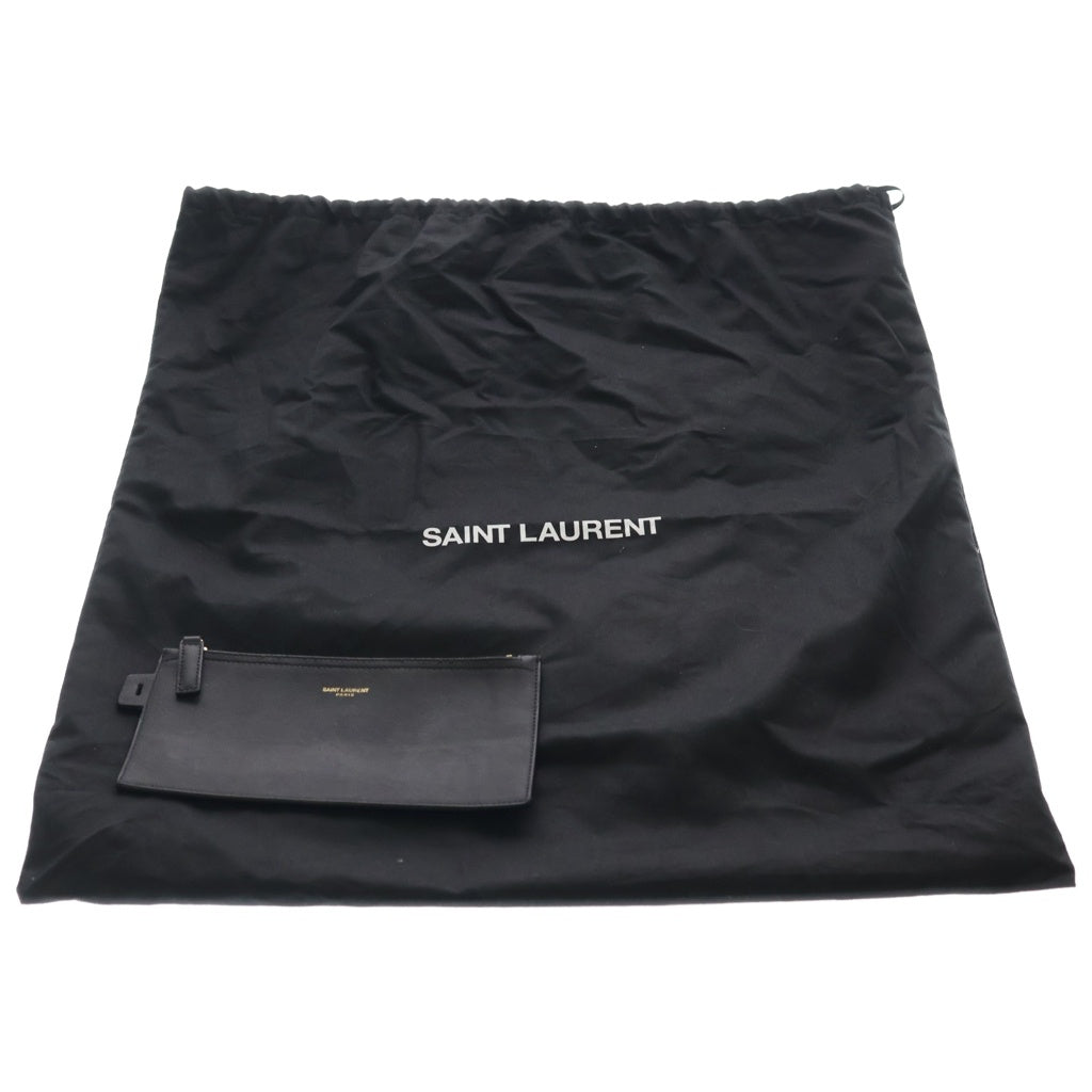 SAINT LAURENT PARIS(サンローランパリ) サックショッピング トートバッグ ハンドバッグ ブラック レザー 394195 レディース
