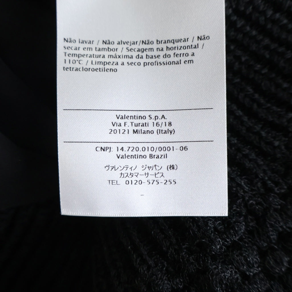 Valentino Giuliattini(ヴァレンチノ ジュリアティー二) リボン ブラウス ブラック #S レディース