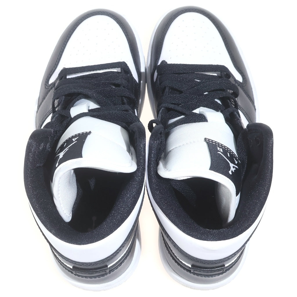 NIKE(ナイキ) WMNS AIR JORDAN 1 MID エアジョーダン1 ミッドカットスニーカー ブラック US7/24cm DV0991-101 レディース