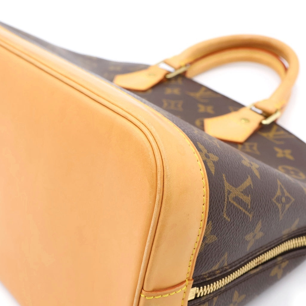 LOUIS VUITTON(ルイヴィトン) モノグラム アルマPM PVC レザー ハンドバッグ ブラウン M51130 レディース