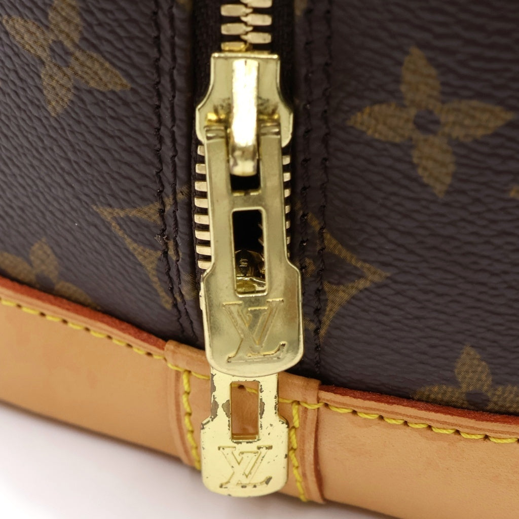 LOUIS VUITTON(ルイヴィトン) モノグラム アルマPM PVC レザー ハンドバッグ ブラウン M51130 レディース