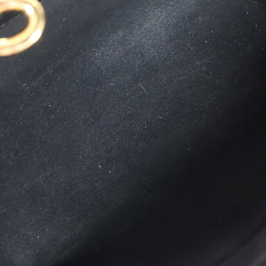 LOUIS VUITTON(ルイヴィトン) モノグラム オンマイサイド PM 2WAYハンドバッグ ショルダーバッグ ブラック×ホワイト レザー×ボア M21024 ゴールド金具 レディース