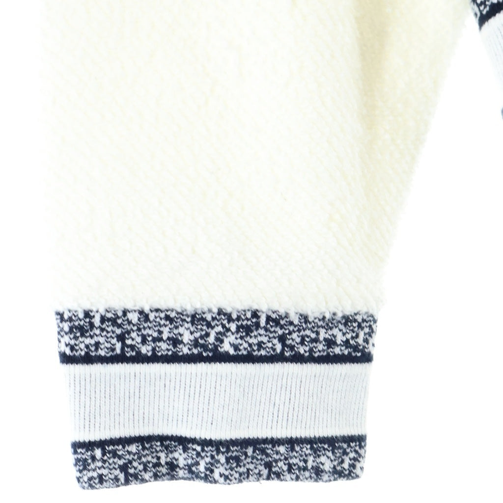 Christian Dior(クリスチャンディオール) ボタニカル刺繍ロゴ スウェットプルオーバーパーカー ホワイト レディース 213S20A4065