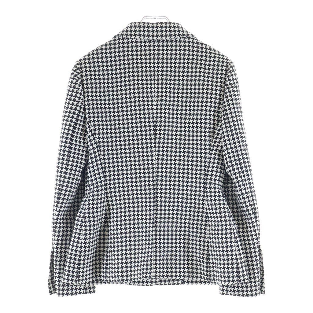 Christian Dior(クリスチャンディオール) ハウンドトゥース 千鳥格子柄 テーラードジャケット ブラック/ホワイト レディース 211V53A1110