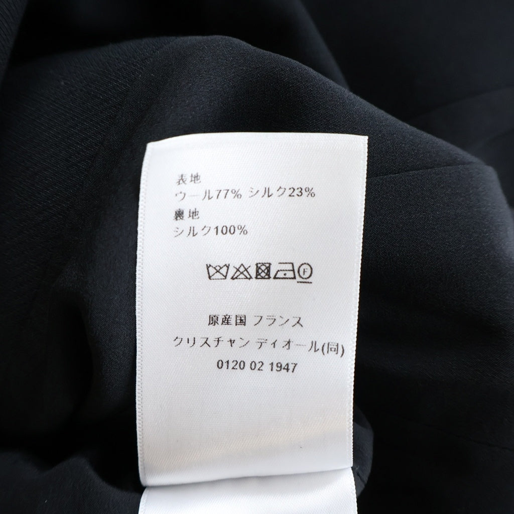 Christian Dior(クリスチャンディオール) Montaigne 30 モンテーニュ ウール/シルク バージャケット レディース ブラック 841V01A1166