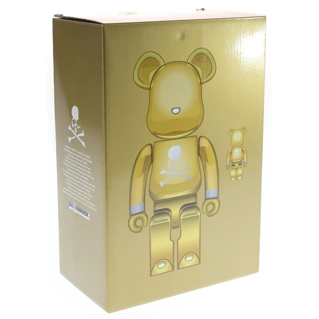 MEDICOM TOY(メディコムトイ) ×MASTERMIND JAPAN BE@RBRICK GOLD 100%&400% マスターマインド ジャパン ベアブリック 2体セット フィギュア 2021モデル ゴールド