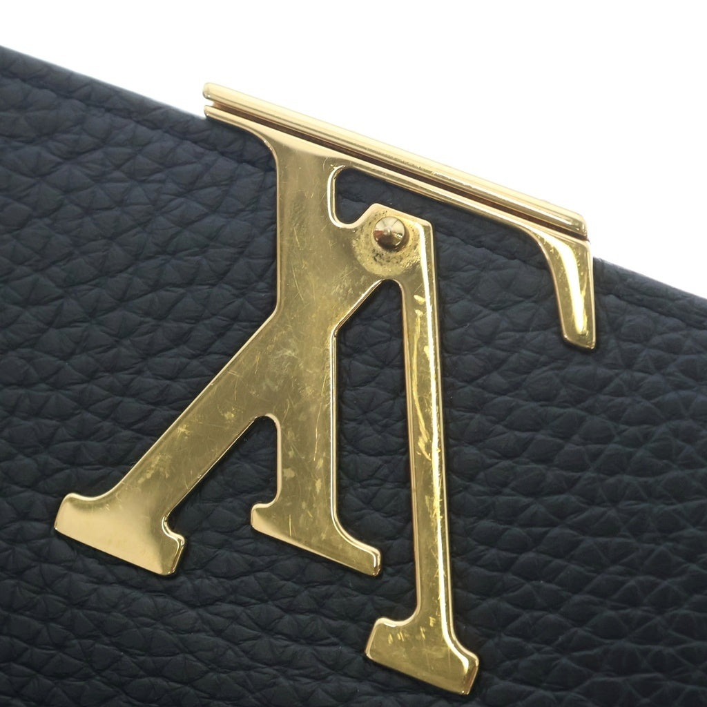 LOUIS VUITTON(ルイヴィトン) ポルト フォイユ カプシーヌ トリヨンレザー ロングウォレット ブラック M61248