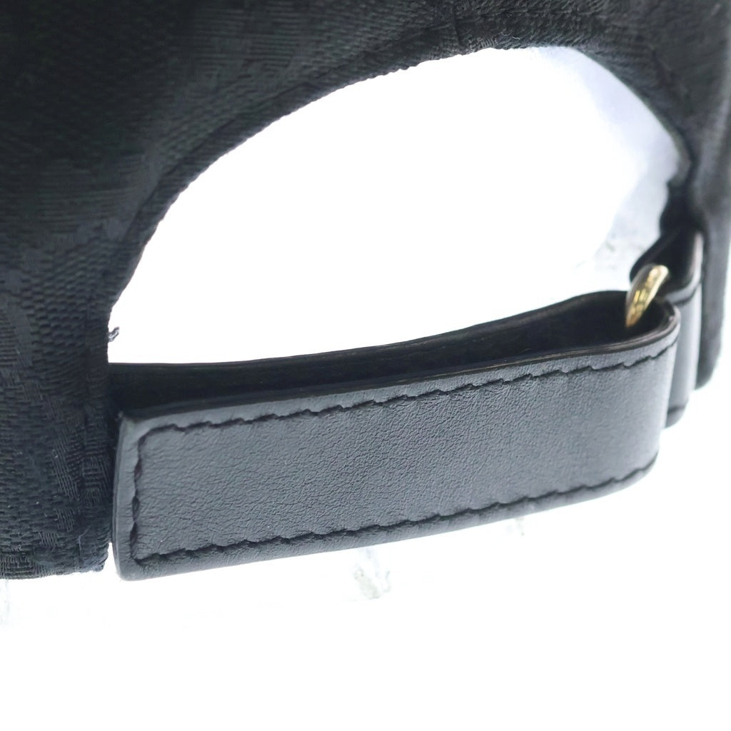 GUCCI(グッチ) GGキャンパス ベースボールキャップ 帽子 ブラック 200035 KQWB6