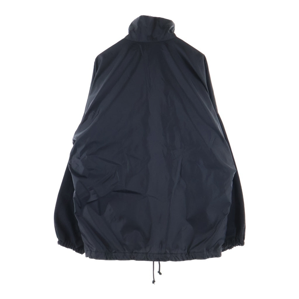 BALENCIAGA(バレンシアガ) プリントロゴ ナイロン/デニム切替しブルゾン トラッカージャケット ブラック/グレー/ホワイト 529213 TBQ03