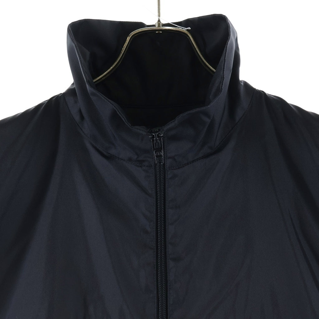 BALENCIAGA(バレンシアガ) プリントロゴ ナイロン/デニム切替しブルゾン トラッカージャケット ブラック/グレー/ホワイト 529213 TBQ03