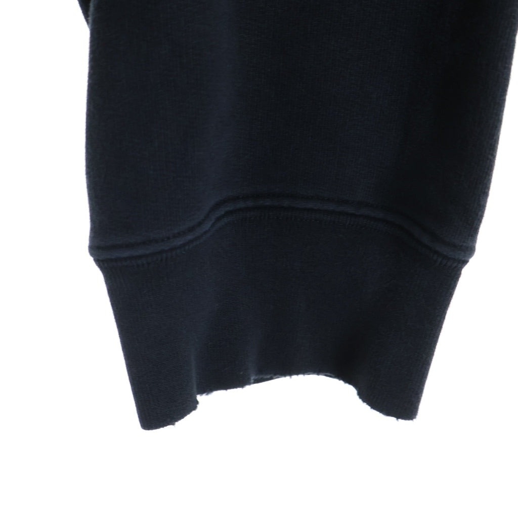 BALENCIAGA(バレンシアガ) カレッジロゴプリント ダメージ加工 スウェットクルーネックシャツ トレーナー ブラック 676629 TLVJ3