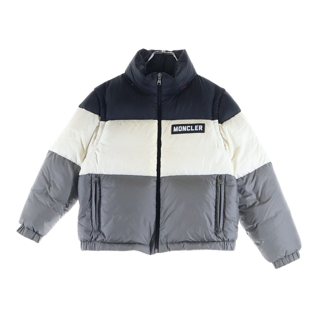 MONCLER(モンクレール) MIMIZAN ミミザン ダウンジャケット キッズ ホワイト×ブラック×グレー #10A 140CM E29544132005