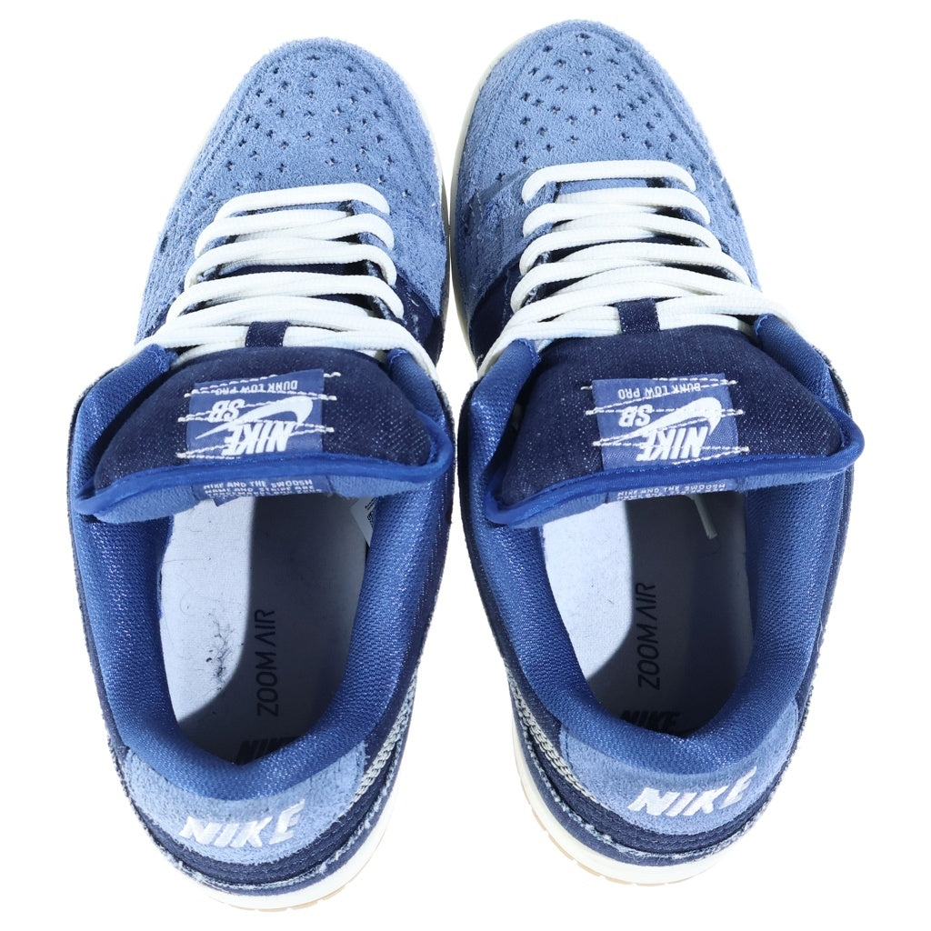 NIKE SB(ナイキエスビー) DUNK LOW PRM SASHIKO CV0316-400 ダンク 刺子 ローカットスニーカー ネイビー US10/28cm